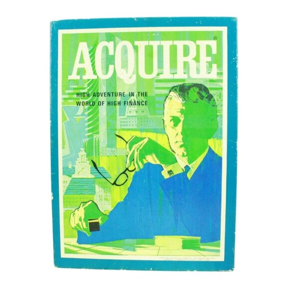 Vintage 1968 Acquire Game by 3M Bookshelf Board Games Collectible - Picture 1 of 11